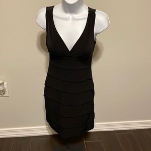Cute LBD little black dress with ruffled bottom